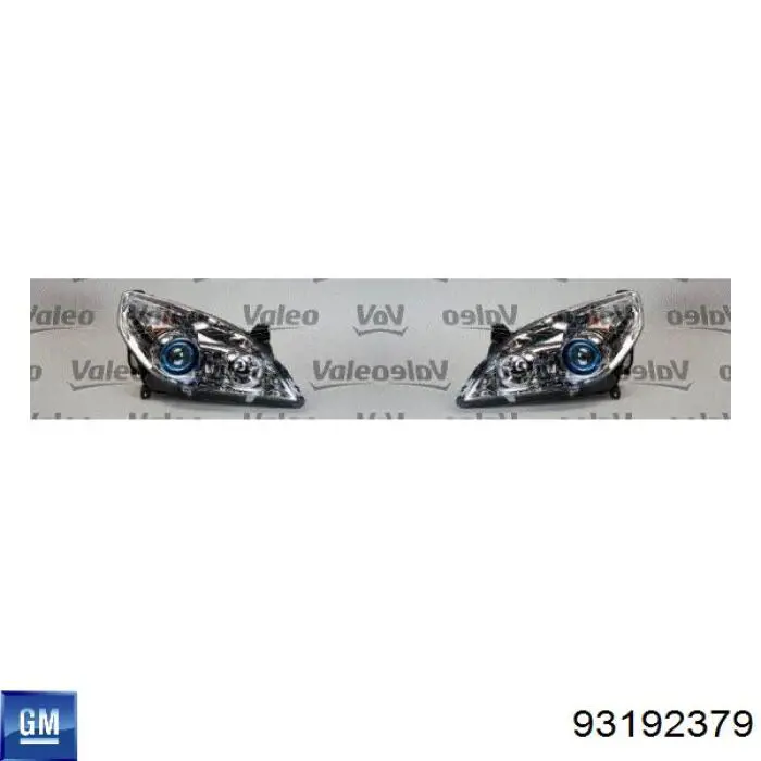 Купити 93185609 Opel Фара ліва передня