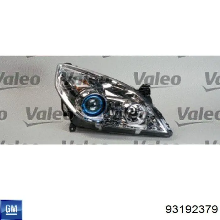 Фари General Motors 93192379 ціна, від 382.22 USD