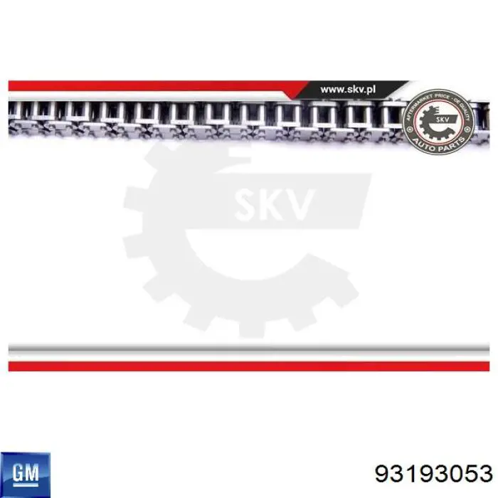 Купити 93177300 General Motors Заспокоювач ланцюга ГРМ