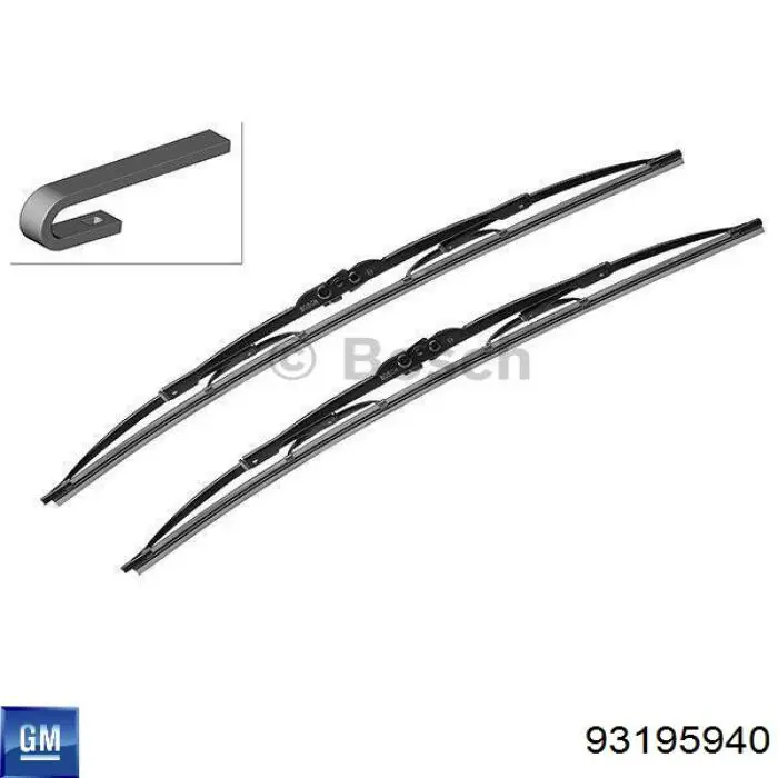 Купити A4708240200 Mercedes Щітка-двірник лобового скла, пасажирська