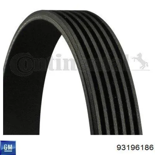 Клиновий ремінь General Motors 93196186 ціна, від 16.16 USD