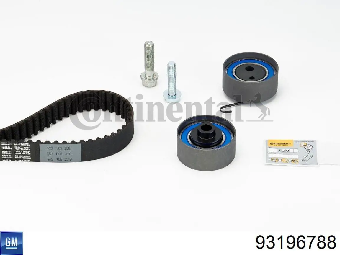 Купити 93196788 General Motors ГРМ ремень