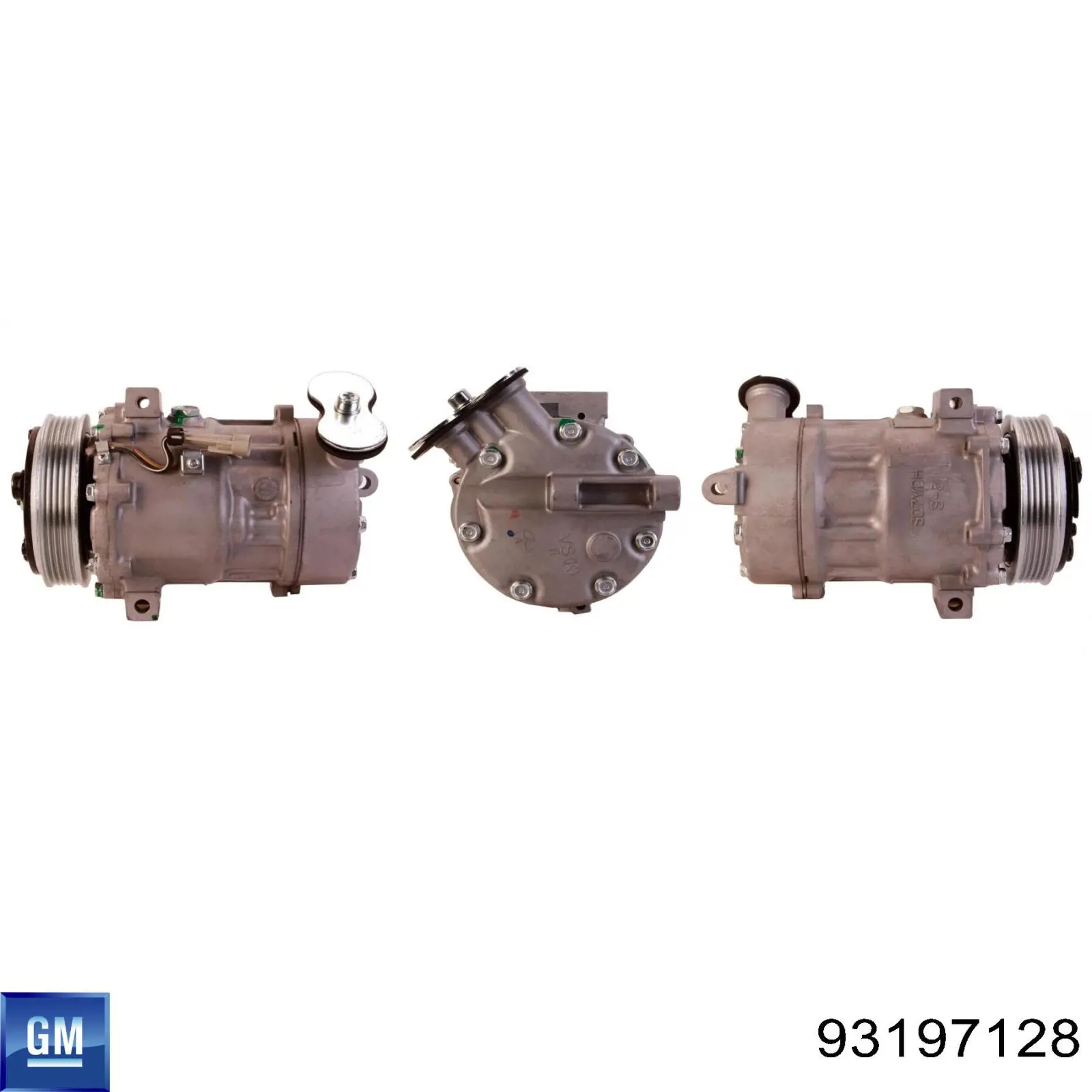 Компресор кондиціонера 93197128 General Motors