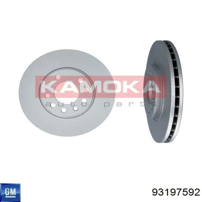 Диск переднього гальма General Motors 93197592 ціна, від 36.75 USD