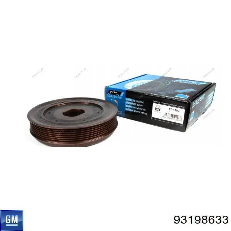 Шків колінвала 93198633 Opel