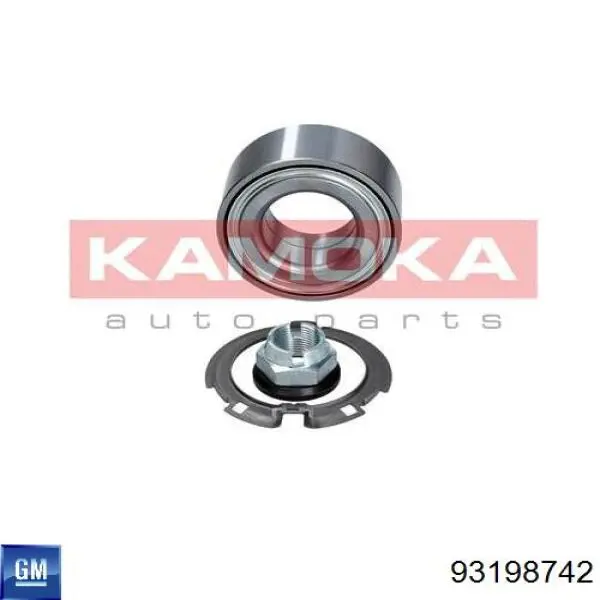 Комплект підшипник маточини передньої General Motors 93198742 ціна, від 22.77 USD