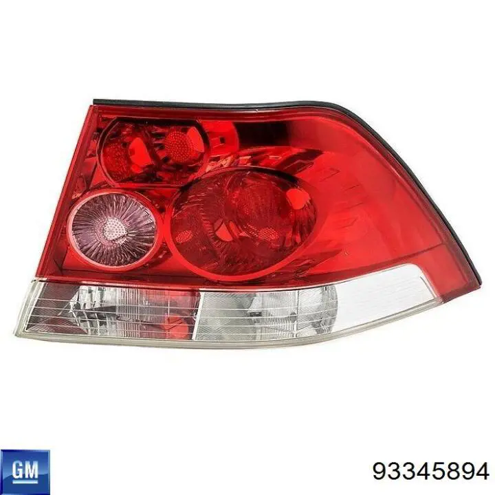 Купити 93345894 General Motors Задня права фара