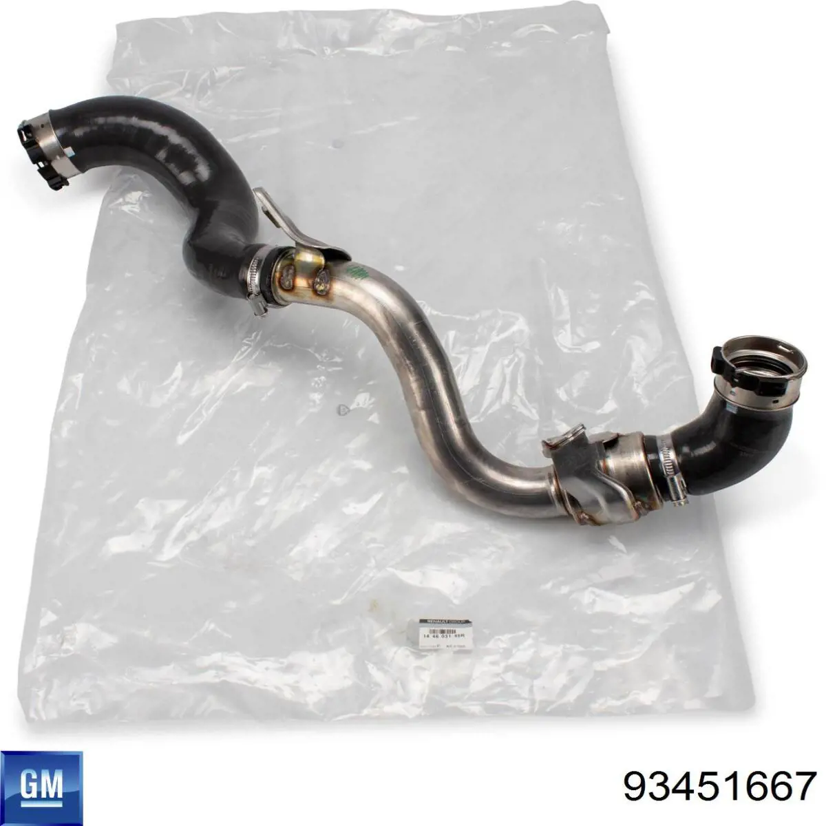 Шланг/патрубок інтеркуллера General Motors 93451667 ціна, від 64.22 USD