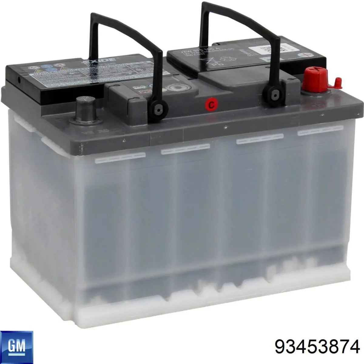 Акумуляторна батарея, АКБ 93453874 General Motors