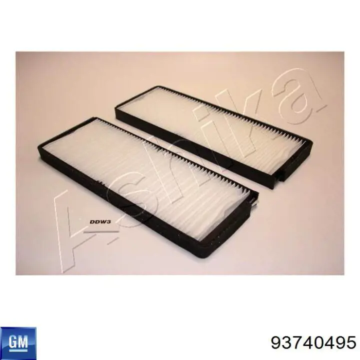 Фільтр повітряний обігрівача General Motors 93740495 ціна, від 4.86 USD