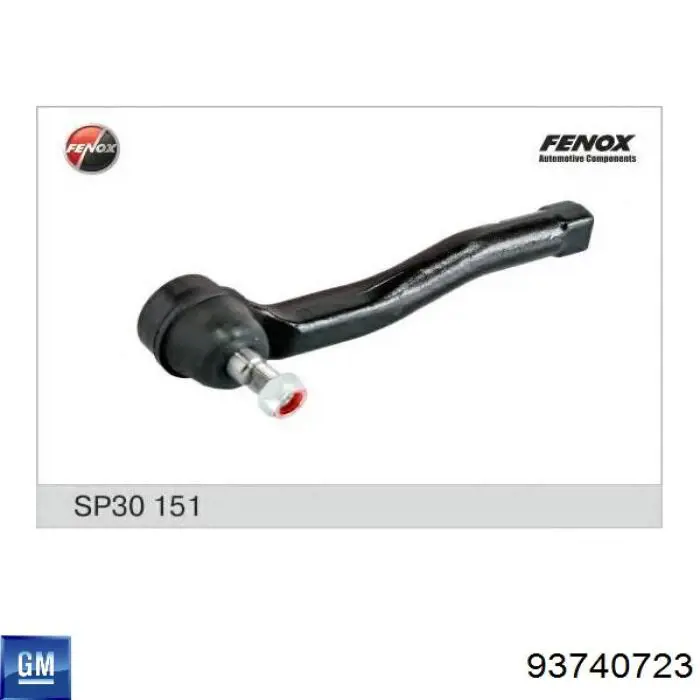 Накінечник рульової тяги, зовнішній General Motors 93740723