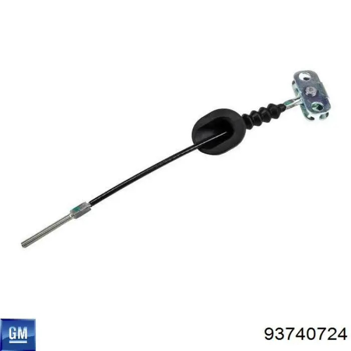 93740724 General Motors Трос ручного гальма передній