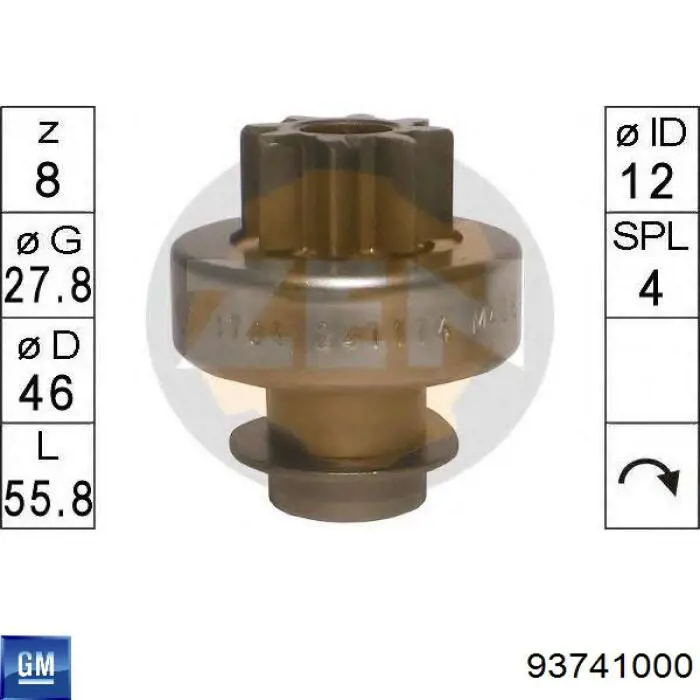 Бендикс General Motors 93741000 ціна, від 13.67 USD