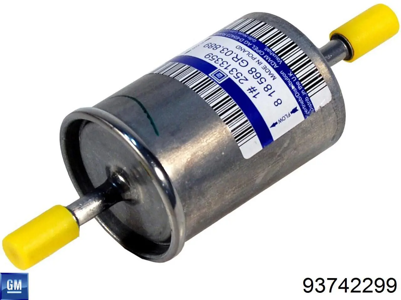 Свічки запалювання 93742299 General Motors