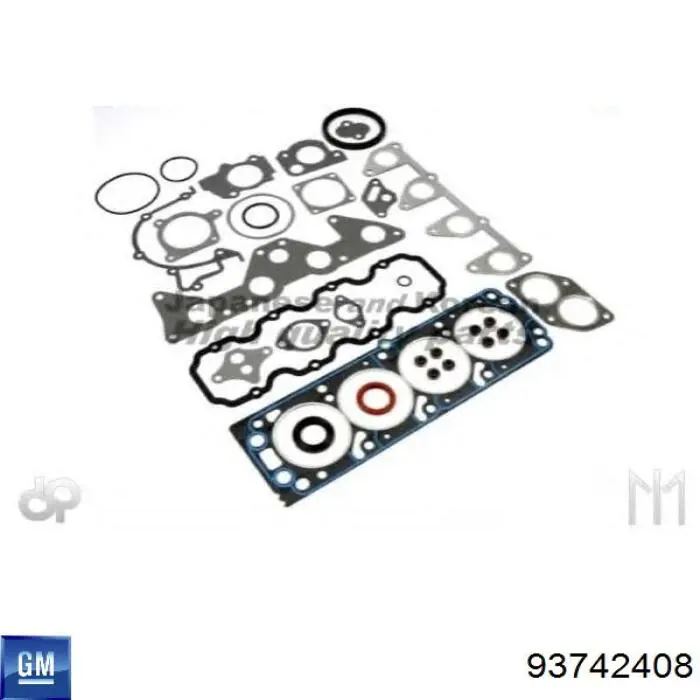 Купити 93742408 General Motors Комплект прокладок двигуна, верхній