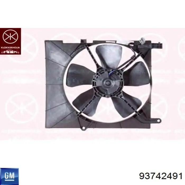 Купити 93742491 General Motors Дифузор вентилятора