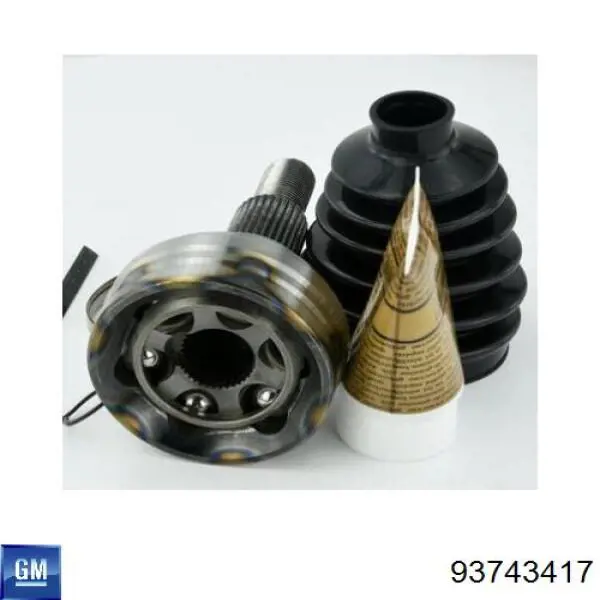 Граната колісна General Motors 93743417 ціна, від 33.26 USD