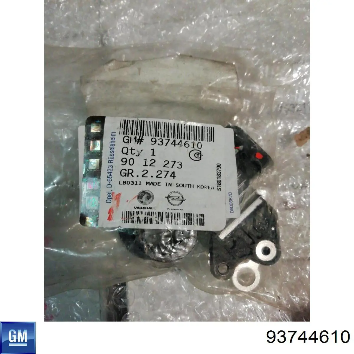 Реле регулятор генератора Opel 9012273