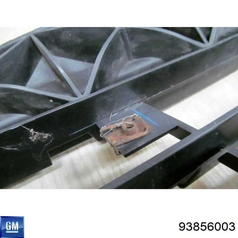 Кронштейн бампера переднього, центральний 93856003 General Motors