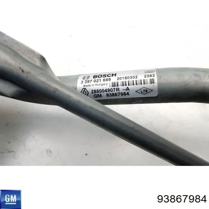 Фішка (роз'єм) мотора склоочисника General Motors 93867984 ціна, від 37.37 USD