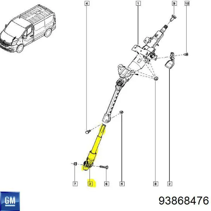  93868476 Peugeot/Citroen