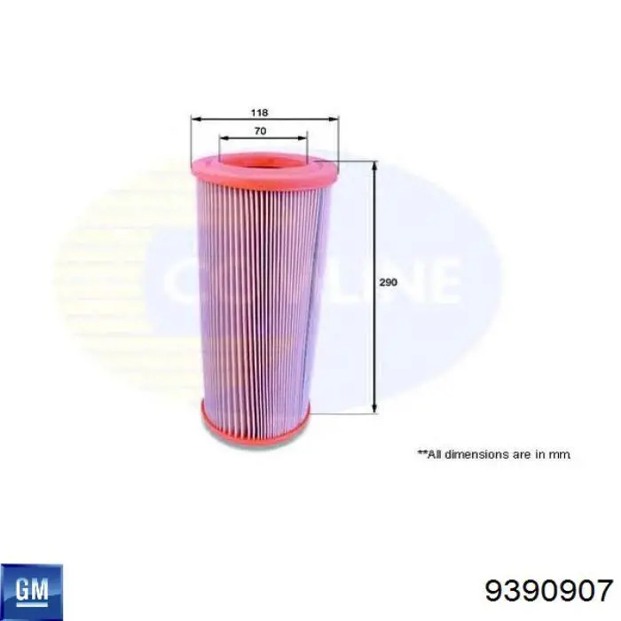 Елемент повітряного фільтра Alpha Filter AF0116 ціна, від 10.21 USD