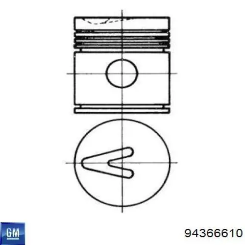 Сальник приводу 94366610 General Motors