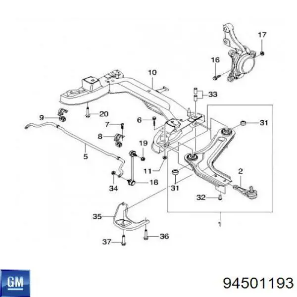  94501193 General Motors