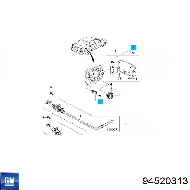  General Motors 94520313 ціна, від 0.14 USD