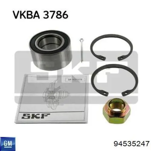 Підшипник маточини General Motors 94535247