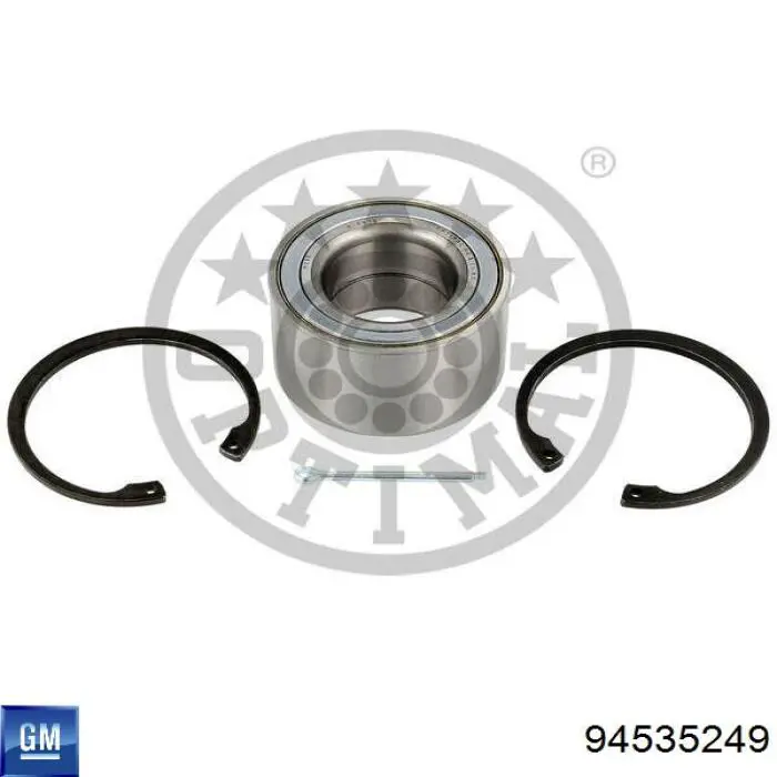 Комплект підшипник маточини передньої General Motors 94535249 ціна, від 8.59 USD