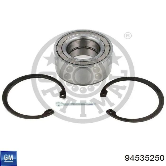 Комплект підшипник маточини передньої General Motors 94535250 ціна, від 10.34 USD