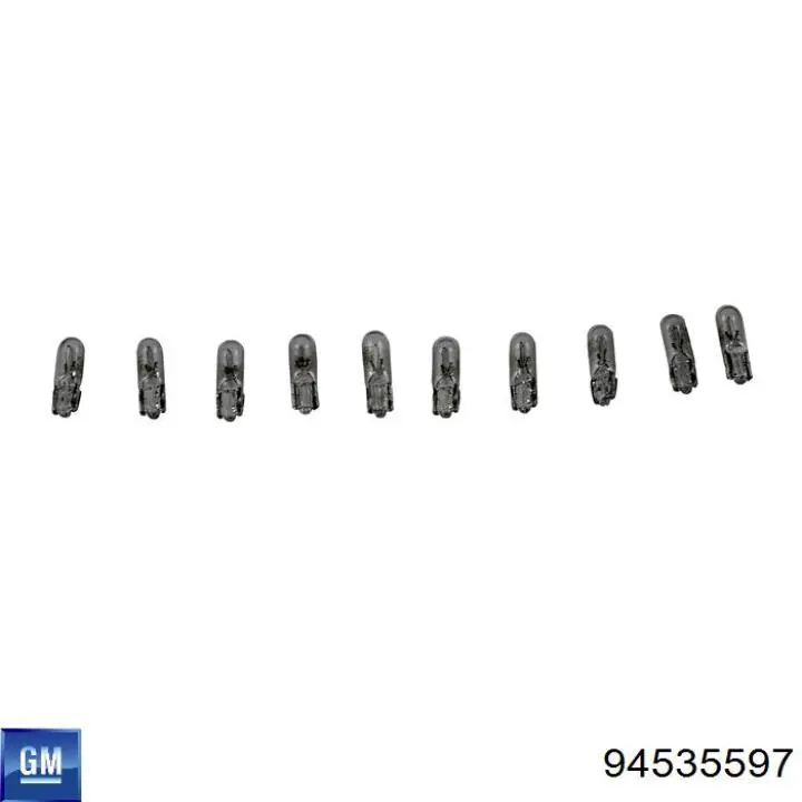 Лампочка щитка / панелі приладів General Motors 94535597 ціна, від 0.19 USD