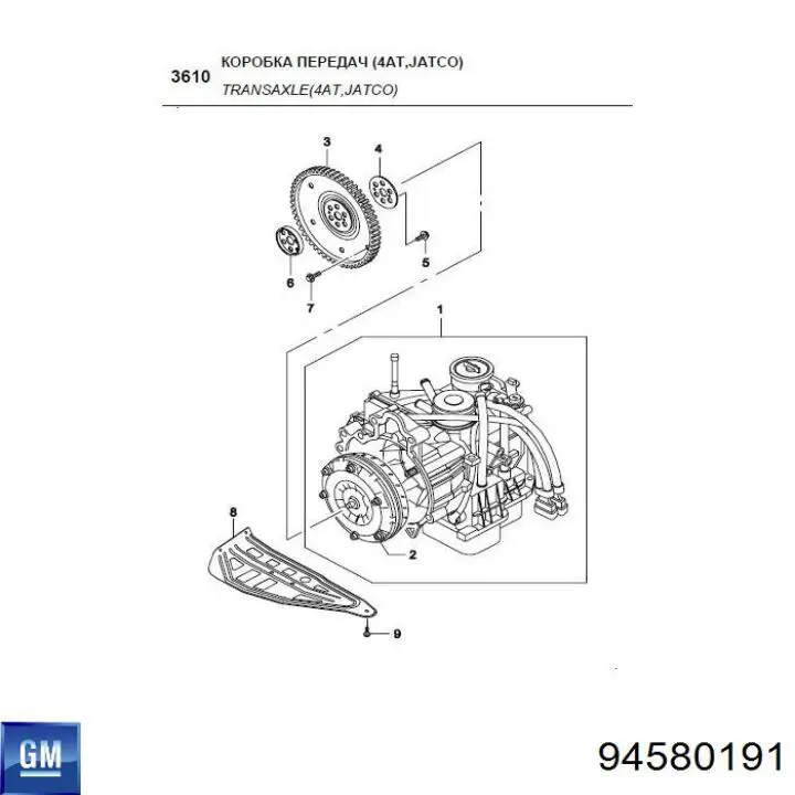  94580191 General Motors