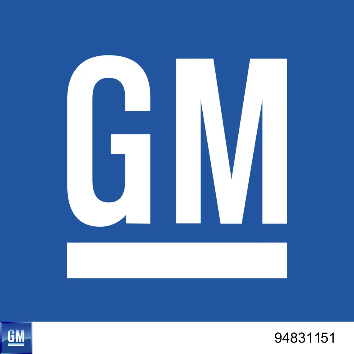 94831151 General Motors заглушка/ решітка протитуманних фар бампера переднього, ліва