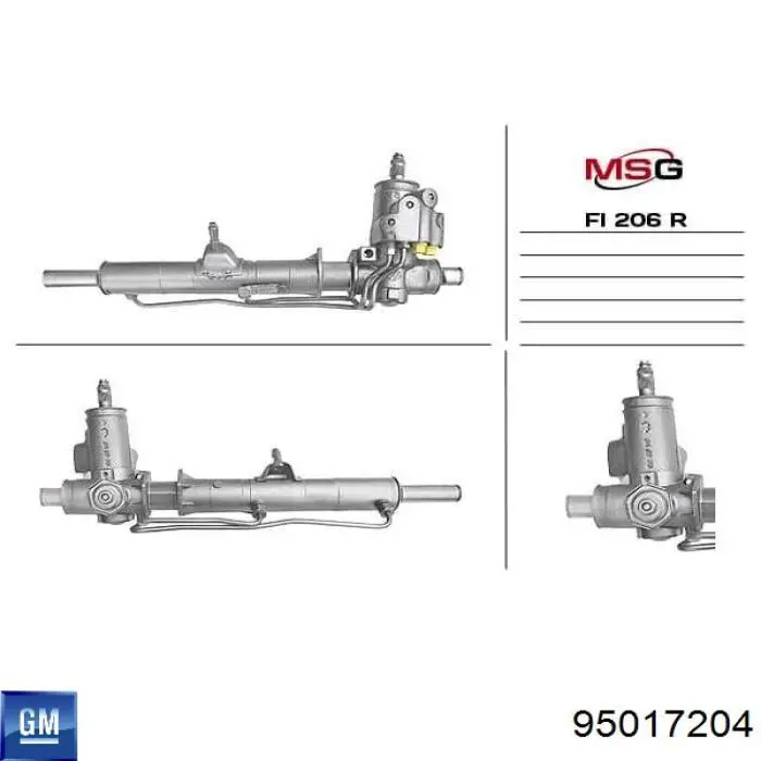 Рульова рейка CR102 MSG