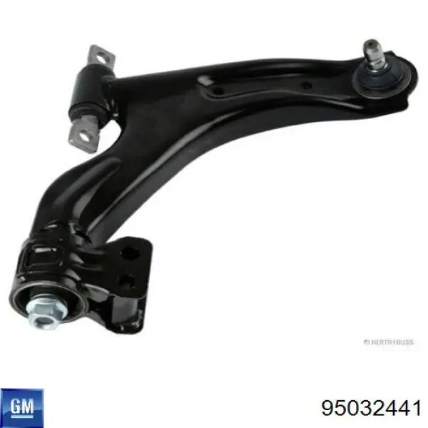 Важіль передньої підвіски нижній, правий General Motors 95032441 ціна, від 53.61 USD
