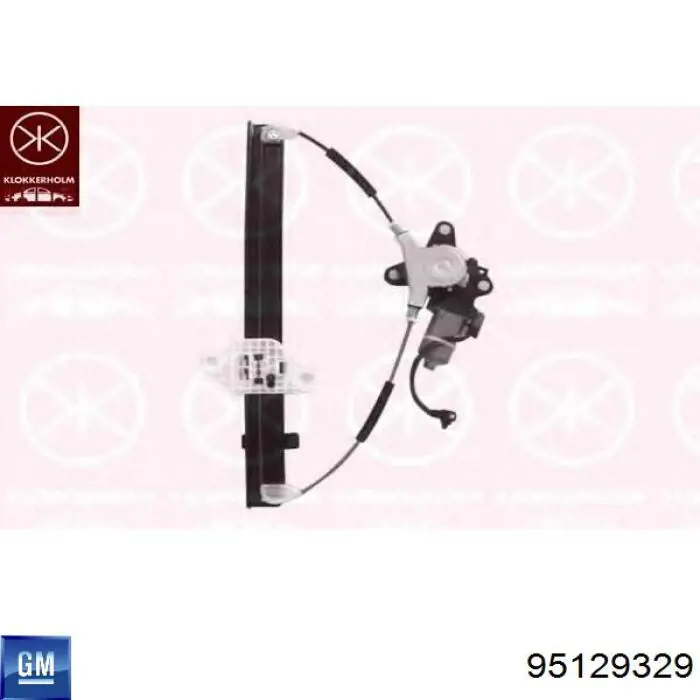 Склопідйомник (механізм переміщення скла) General Motors 95129329 ціна, від 41.44 USD