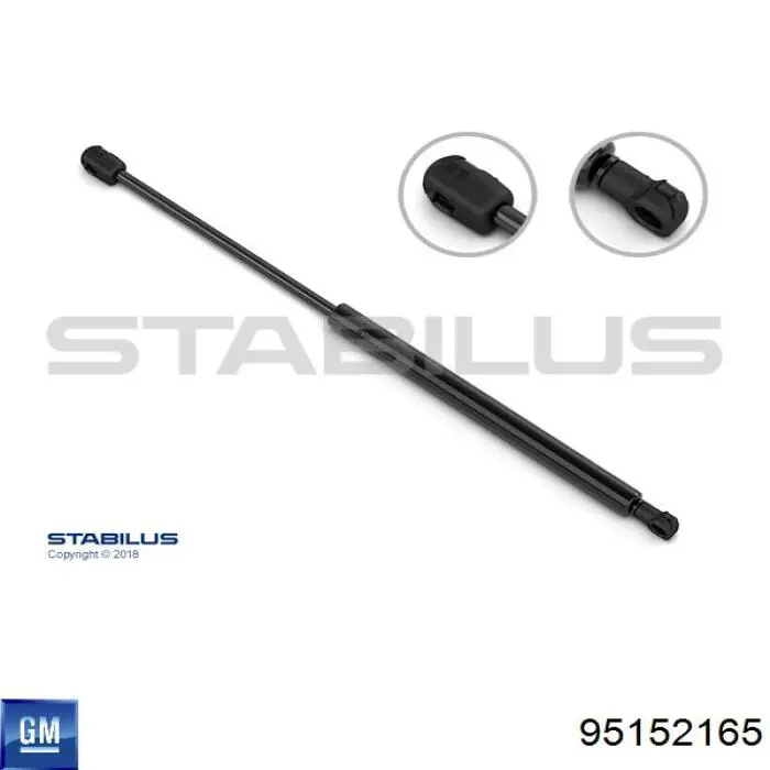 Амортизатор двері задньої General Motors 95152165 ціна, від 8.85 USD