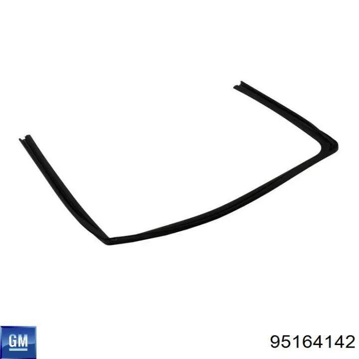 95164142 General Motors Ущільнювач двері задньої лівої (на двері)