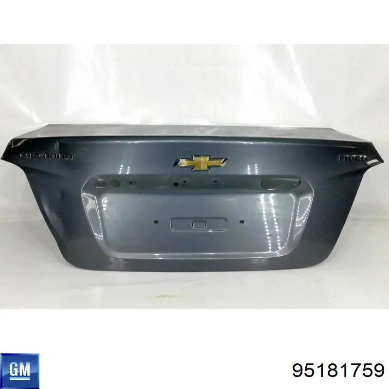 Кришка багажника на Chevrolet Aveo III T300