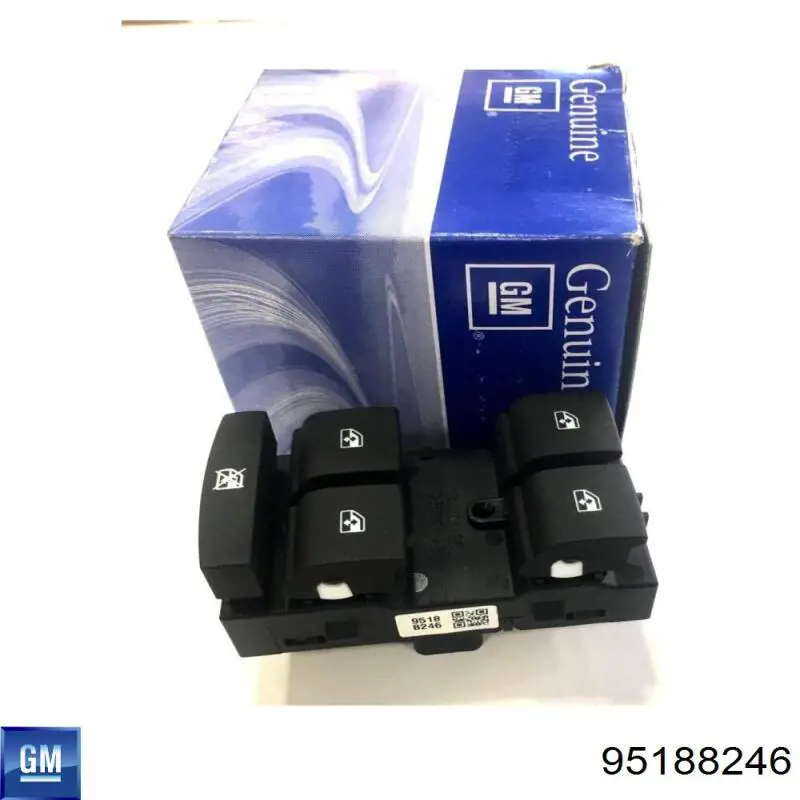 95188246 General Motors Кнопки переднього лівого склопід'ємника