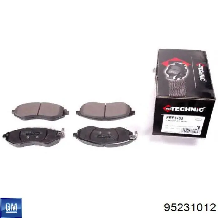 Гальмівні колодки General Motors 95231012 ціна, від 20.89 USD