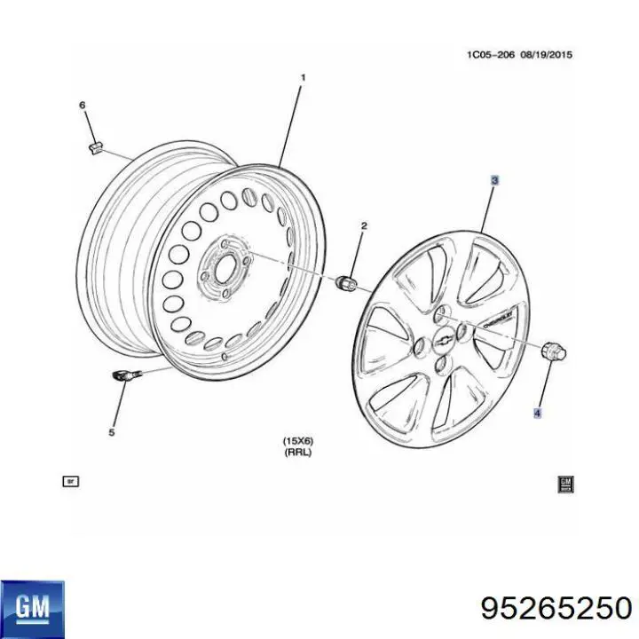  General Motors 95265250 ціна, від 9.84 USD
