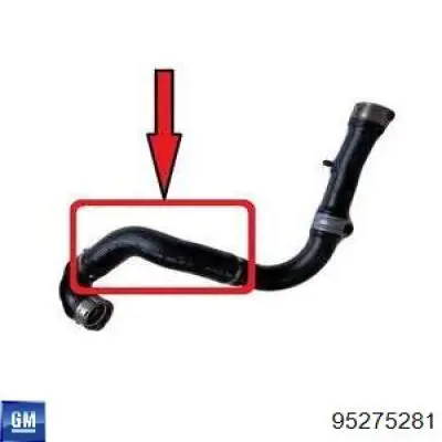 Купити 95275281 General Motors Шланг/патрубок интеркуллера