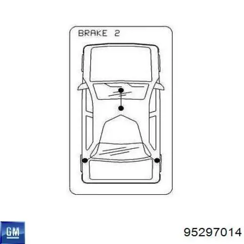 Трос ручного гальма задній, правий/лівий 42472906 Opel