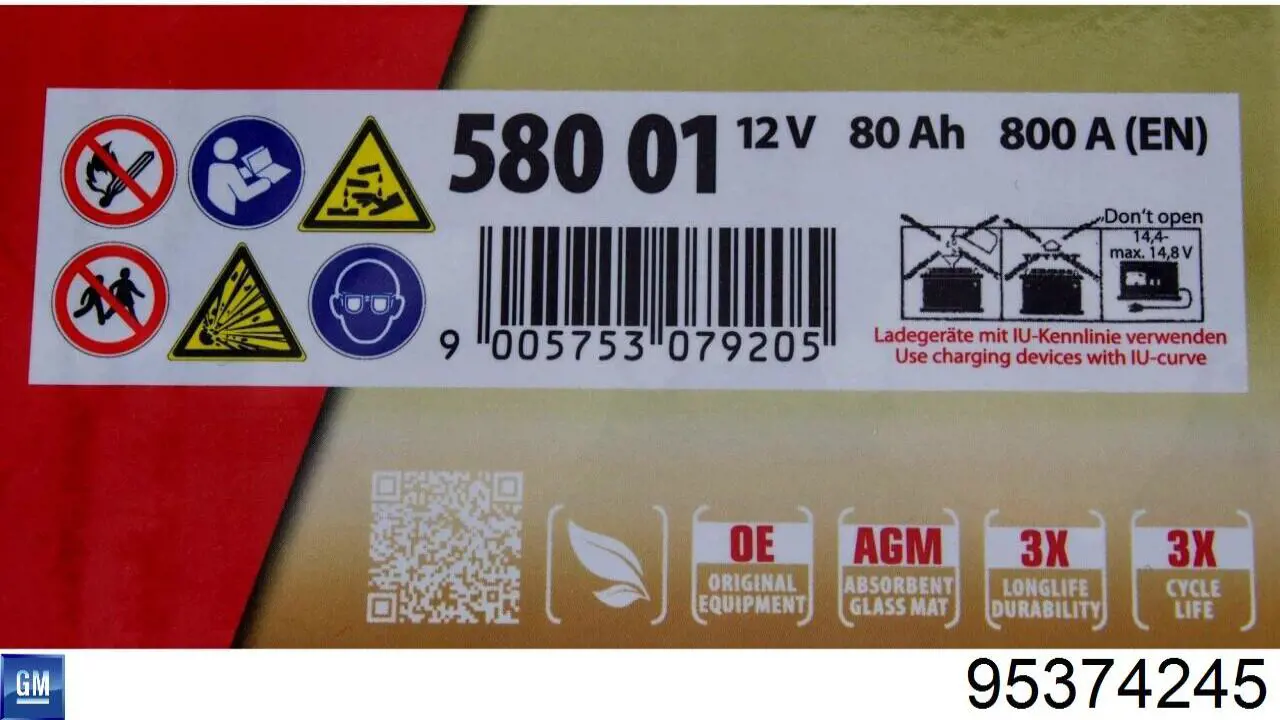 Акумуляторна батарея, АКБ Renault (RVI) 8550503610