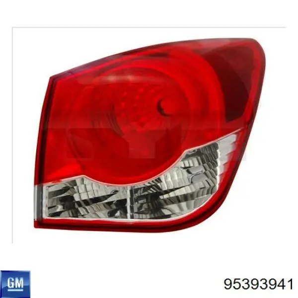 Ліхтар задній General Motors 95393941 ціна, від 83.34 USD