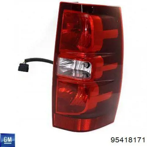 Фара протитуманна задня, ліва 95418171 General Motors