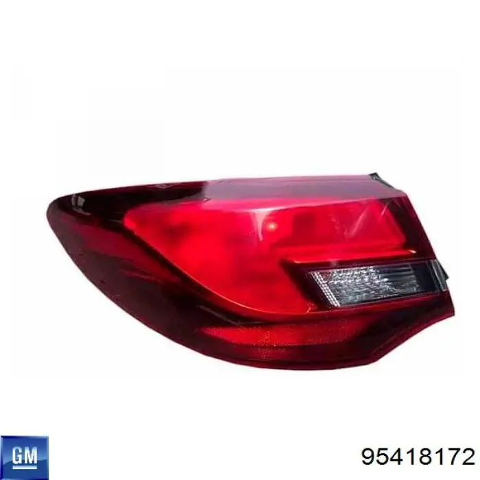 95418172 Opel Фара задня, права